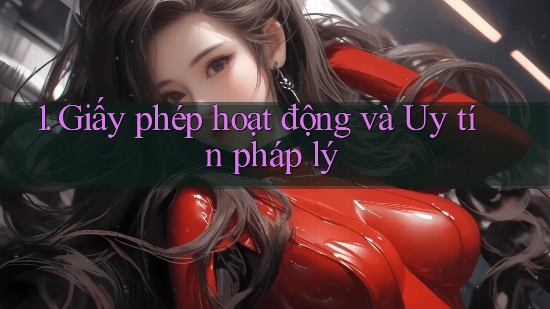 1. Giấy phép hoạt động và Uy tín pháp lý 1. Giấy phép hoạt động và Uy tín pháp lý