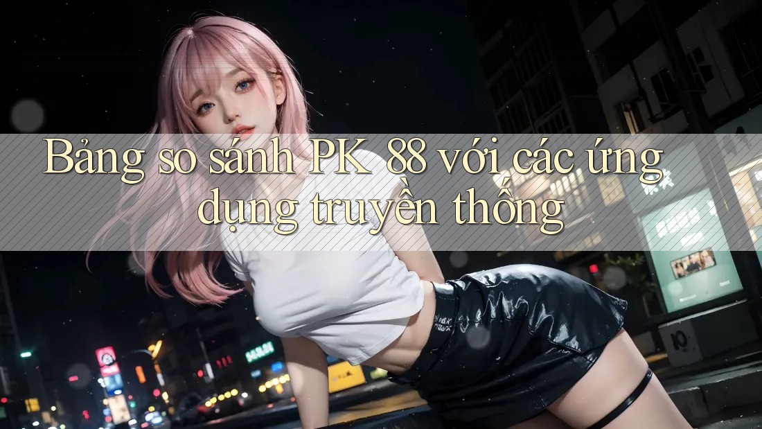 Bảng so sánh PK 88 với các ứng dụng truyền thống Bảng so sánh PK 88 với các ứng dụng truyền thống