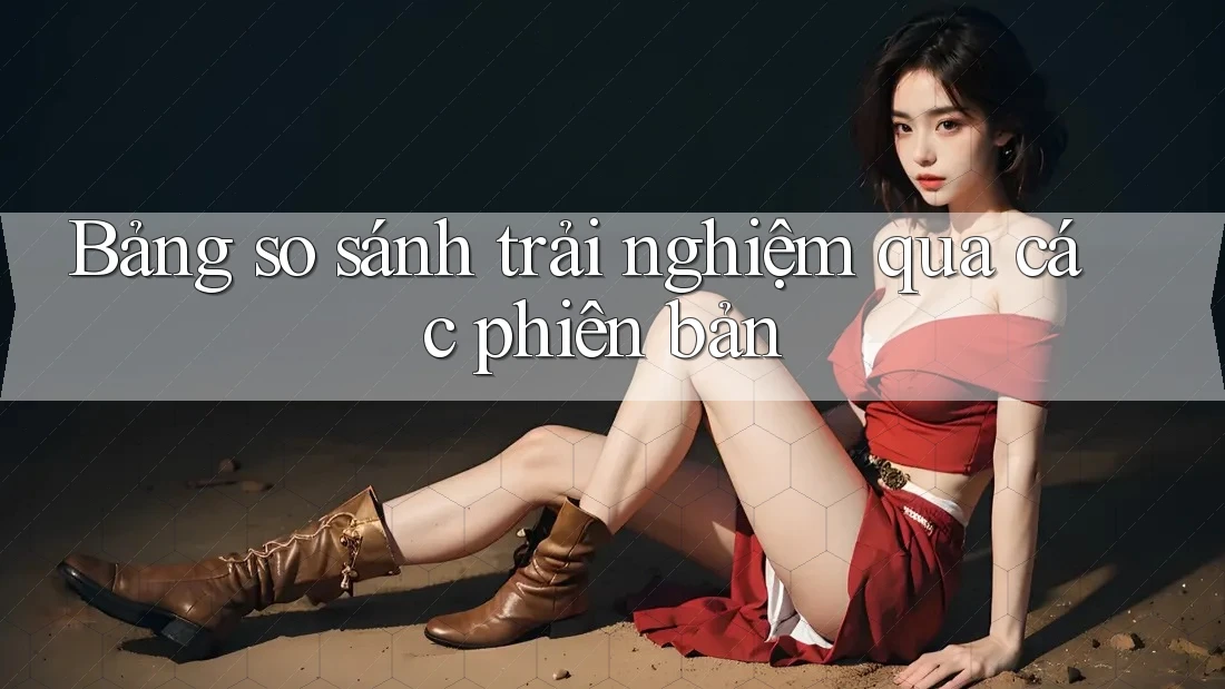 Bảng so sánh trải nghiệm qua các phiên bản Bảng so sánh trải nghiệm qua các phiên bản