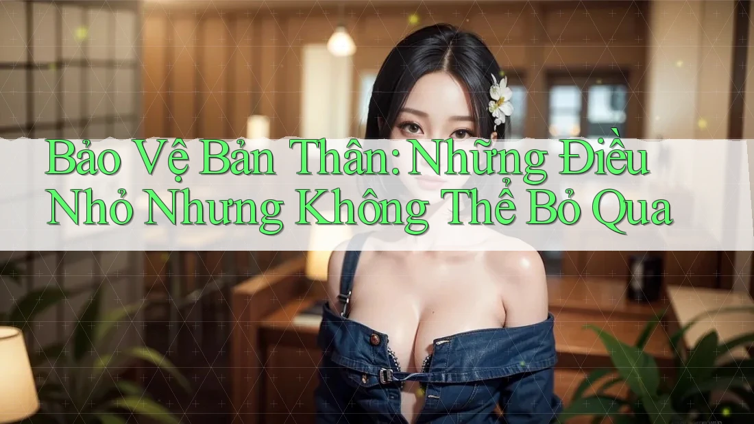 Bảo Vệ Bản Thân: Những Điều Nhỏ Nhưng Không Thể Bỏ Qua