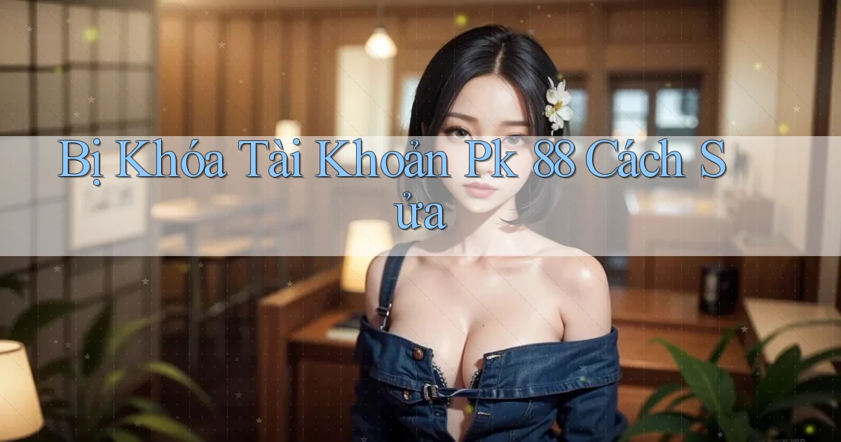 bị khóa tài khoản pk 88 cách sửa