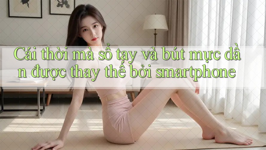 Cái thời mà sổ tay và bút mực dần được thay thế bởi smartphone Cái thời mà sổ tay và bút mực dần được thay thế bởi smartphone