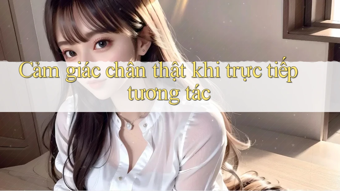 Cảm giác chân thật khi trực tiếp tương tác Cảm giác chân thật khi trực tiếp tương tác