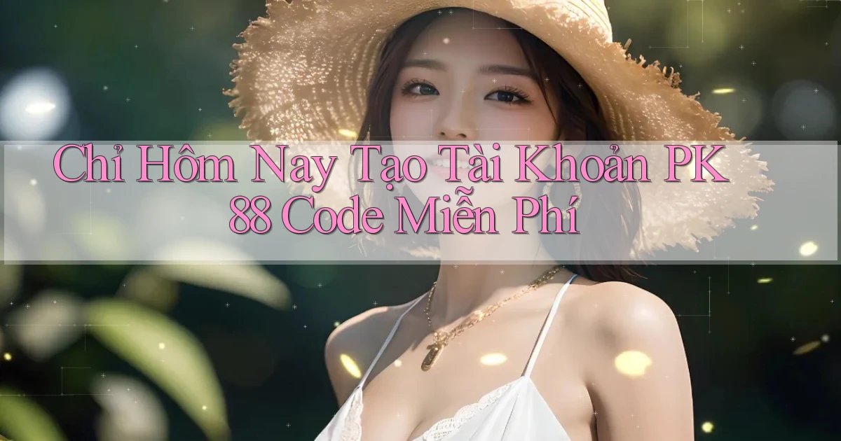 chỉ hôm nay tạo tài khoản pk 88 code miễn phí