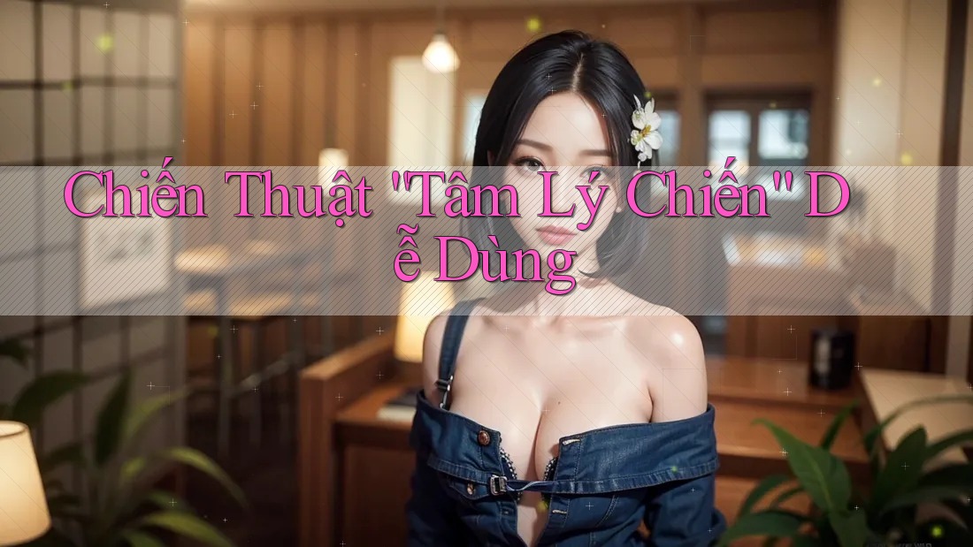 Chiến Thuật “Tâm Lý Chiến” Dễ Dùng Chiến Thuật “Tâm Lý Chiến” Dễ Dùng