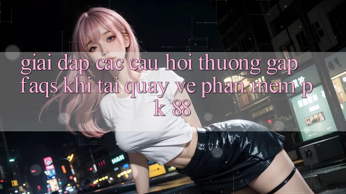 Giải Đáp Các Câu Hỏi Thường Gặp (FAQs) Khi Tải quay về Phần mềm PK 88 Giải Đáp Các Câu Hỏi Thường Gặp (FAQs) Khi Tải quay về Phần mềm PK 88