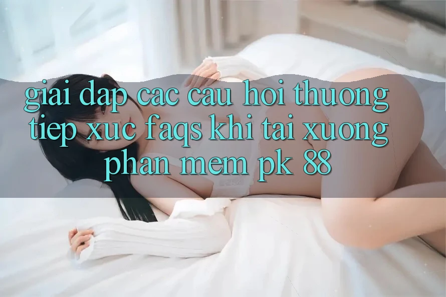 Giải Đáp Các Câu Hỏi Thường Tiếp xúc (FAQs) Khi Tải xuống Phần mềm PK 88 Giải Đáp Các Câu Hỏi Thường Tiếp xúc (FAQs) Khi Tải xuống Phần mềm PK 88