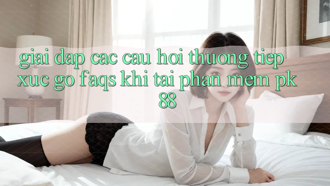 Giải Đáp Các Câu Hỏi Thường Tiếp xúc gỡ (FAQs) Khi Tải Phần mềm PK 88 Giải Đáp Các Câu Hỏi Thường Tiếp xúc gỡ (FAQs) Khi Tải Phần mềm PK 88