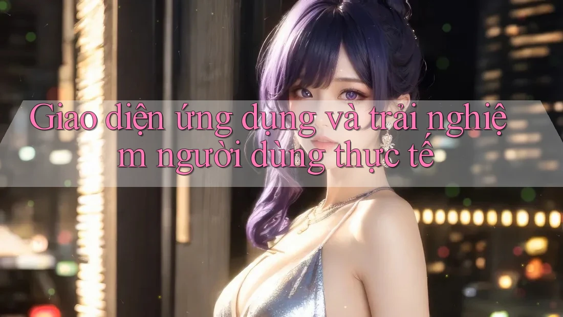 Giao diện ứng dụng và trải nghiệm người dùng thực tế Giao diện ứng dụng và trải nghiệm người dùng thực tế