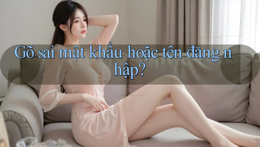Gõ sai mật khẩu hoặc tên đăng nhập? Gõ sai mật khẩu hoặc tên đăng nhập?