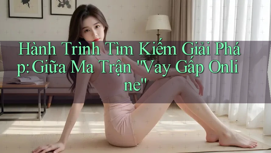 Hành Trình Tìm Kiếm Giải Pháp: Giữa Ma Trận “Vay Gấp Online” Hành Trình Tìm Kiếm Giải Pháp: Giữa Ma Trận “Vay Gấp Online”