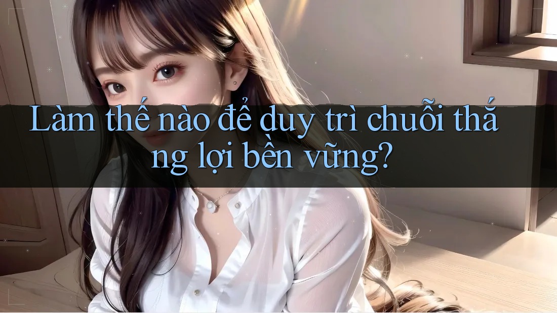 Làm thế nào để duy trì chuỗi thắng lợi bền vững? Làm thế nào để duy trì chuỗi thắng lợi bền vững?