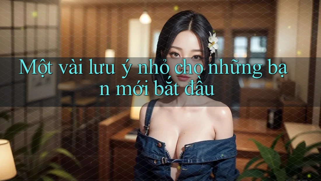 Một Vài Lưu Ý Nhỏ Cho Những Bạn Mới Bắt Đầu