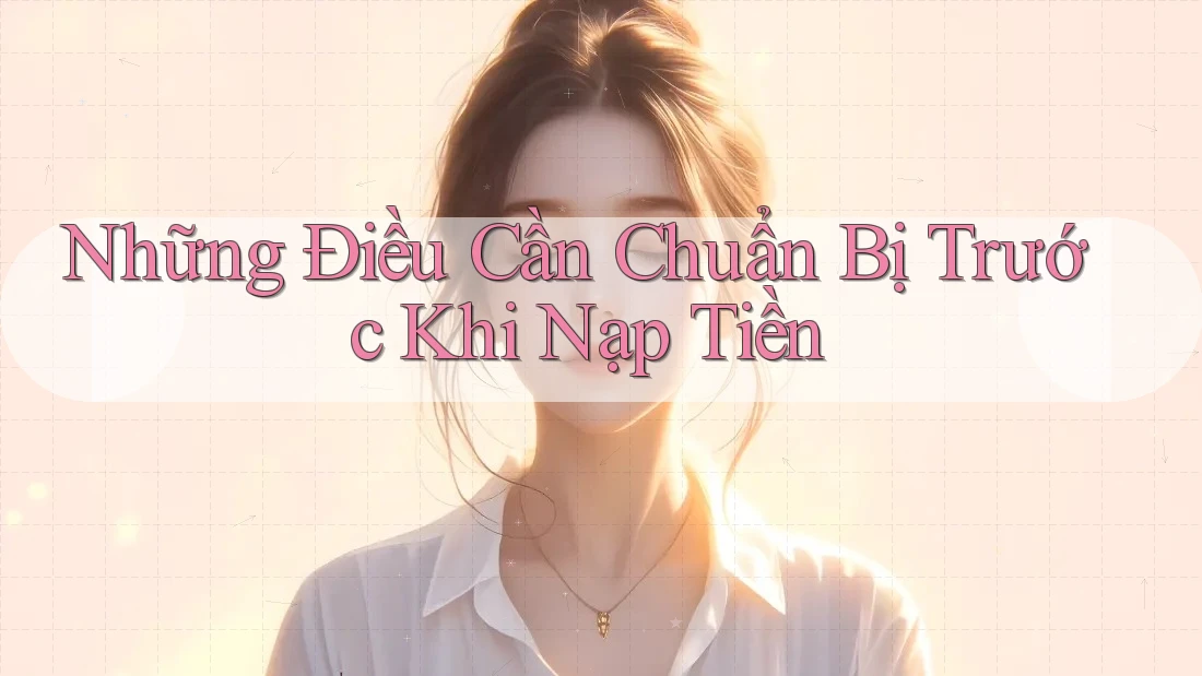 Những Điều Cần Chuẩn Bị Trước Khi Nạp Tiền