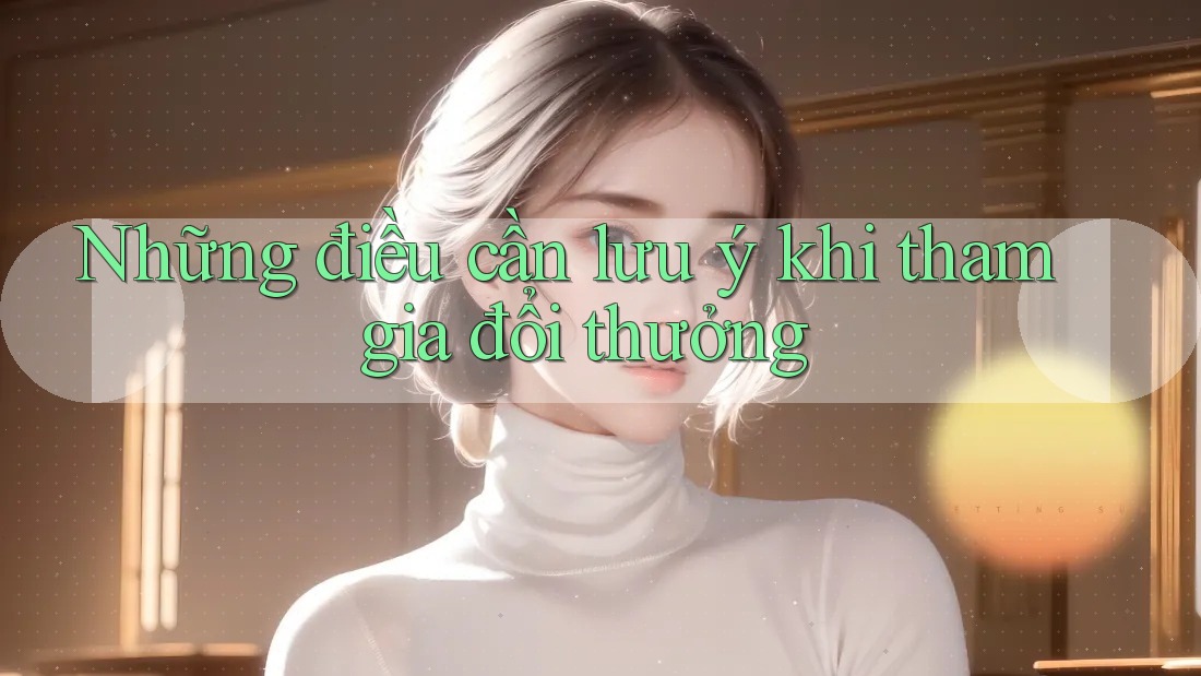 Những điều cần lưu ý khi tham gia đổi thưởng Những điều cần lưu ý khi tham gia đổi thưởng