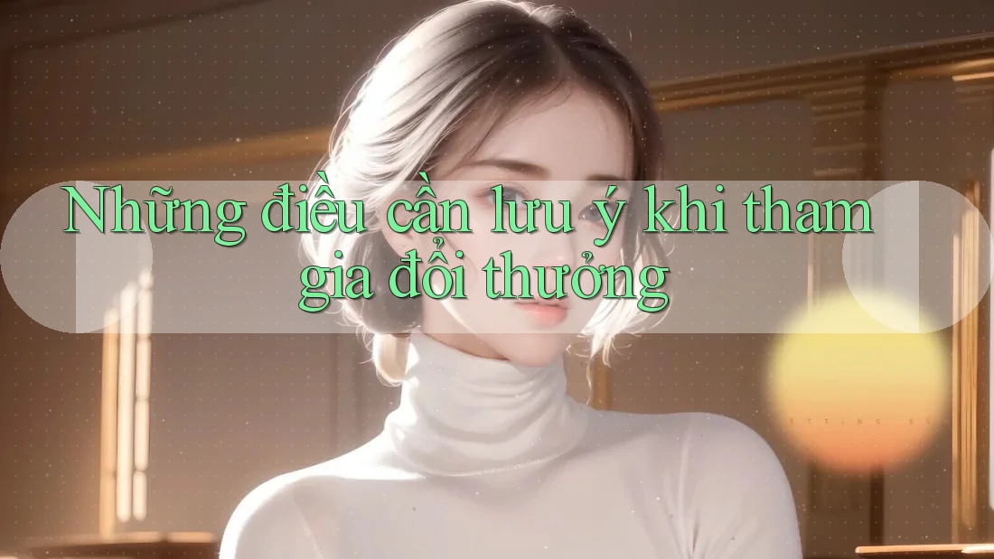 Những điều cần lưu ý khi tham gia đổi thưởng Những điều cần lưu ý khi tham gia đổi thưởng