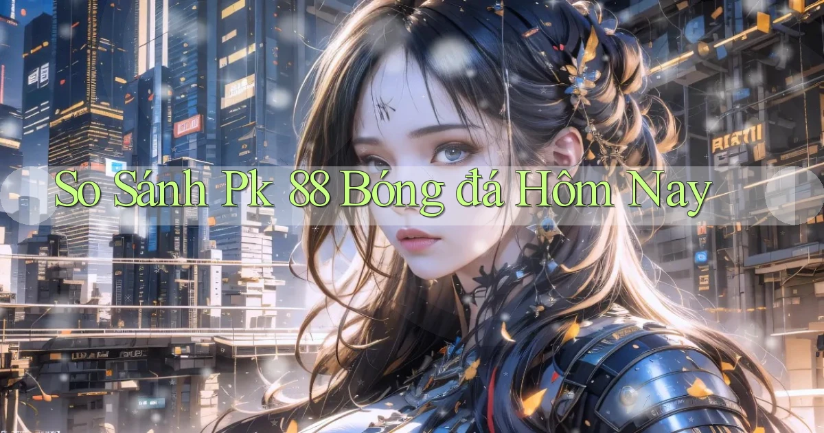so sánh pk 88 bóng đá hôm nay