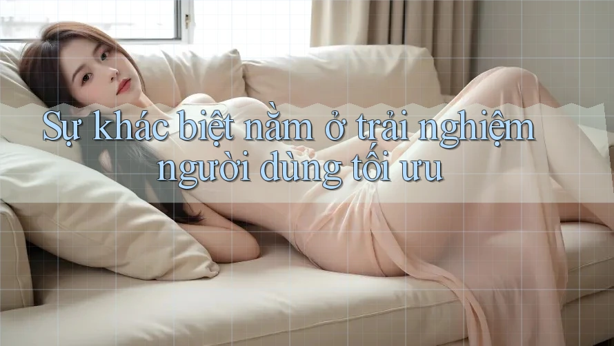 Sự khác biệt nằm ở trải nghiệm người dùng tối ưu