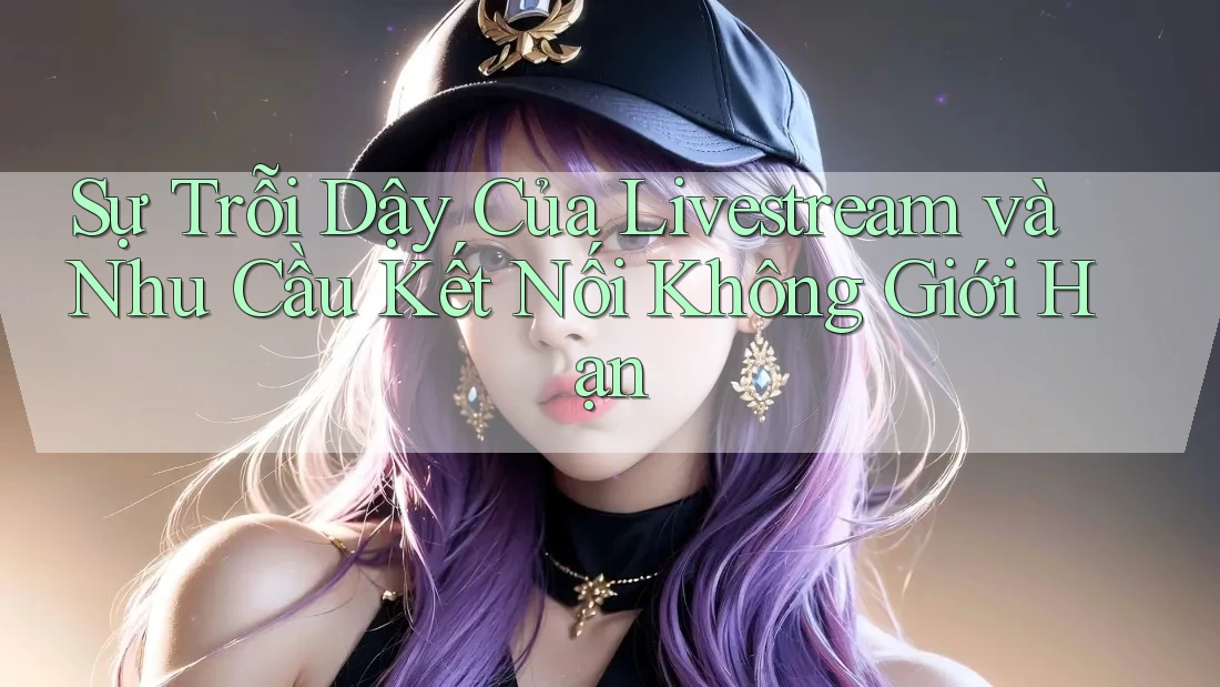 Sự Trỗi Dậy Của Livestream và Nhu Cầu Kết Nối Không Giới Hạn Sự Trỗi Dậy Của Livestream và Nhu Cầu Kết Nối Không Giới Hạn