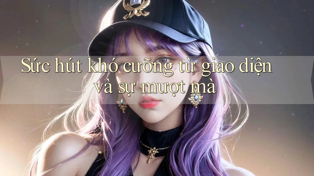 Sức hút khó cưỡng từ giao diện và sự mượt mà Sức hút khó cưỡng từ giao diện và sự mượt mà