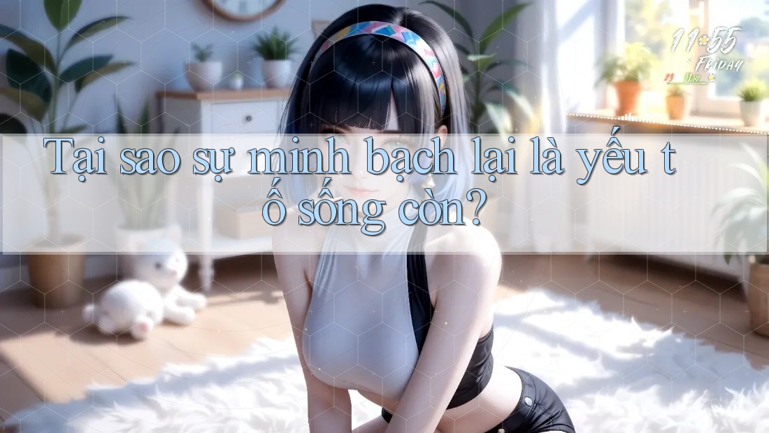 Tại sao sự minh bạch lại là yếu tố sống còn? Tại sao sự minh bạch lại là yếu tố sống còn?