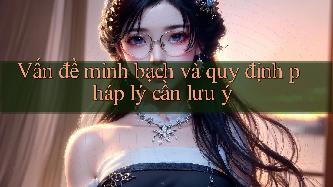 Vấn đề minh bạch và quy định pháp lý cần lưu ý Vấn đề minh bạch và quy định pháp lý cần lưu ý