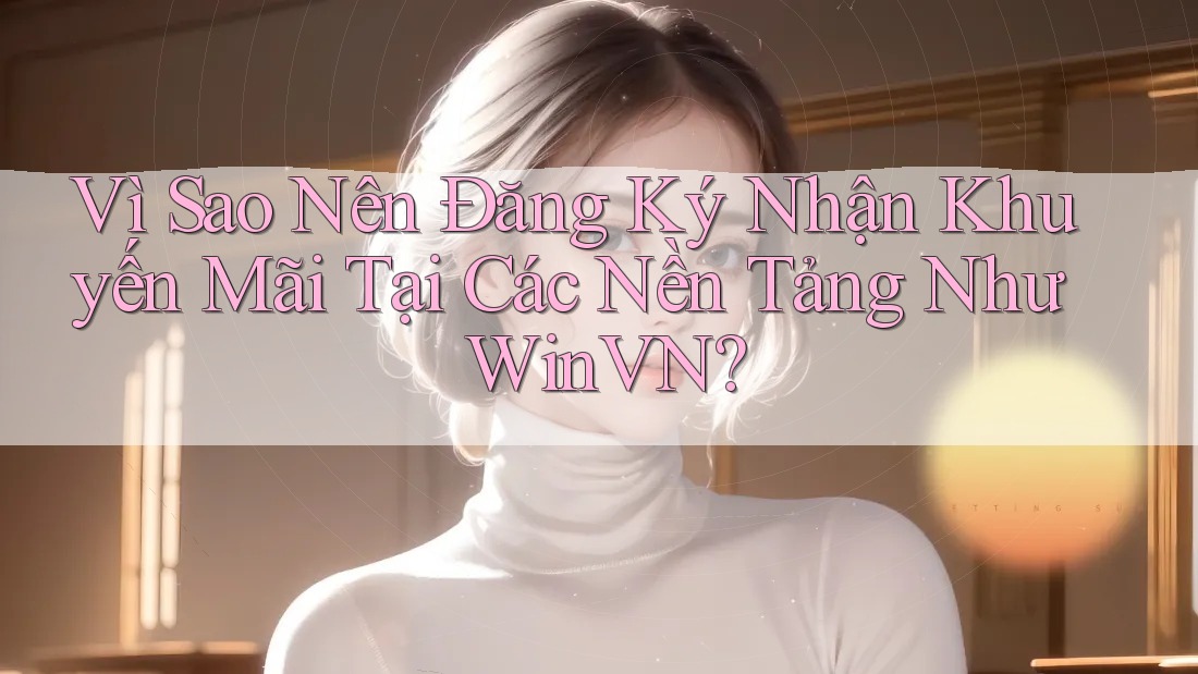 Vì Sao Nên Đăng Ký Nhận Khuyến Mãi Tại Các Nền Tảng Như WinVN? Vì Sao Nên Đăng Ký Nhận Khuyến Mãi Tại Các Nền Tảng Như WinVN?